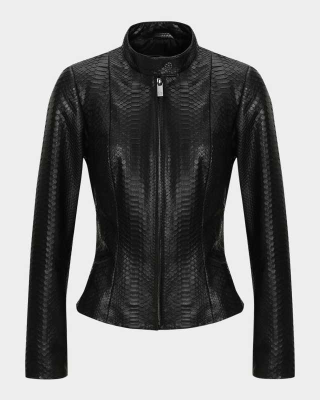 Fitted Python Jacket